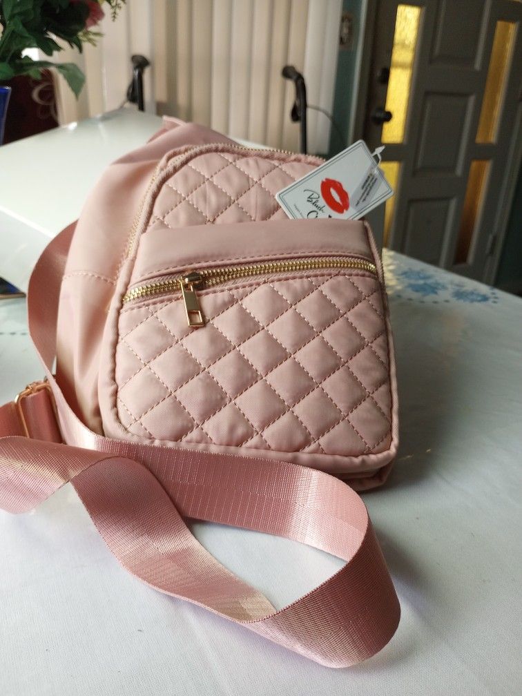 Blush Pink Crossbody Bag New