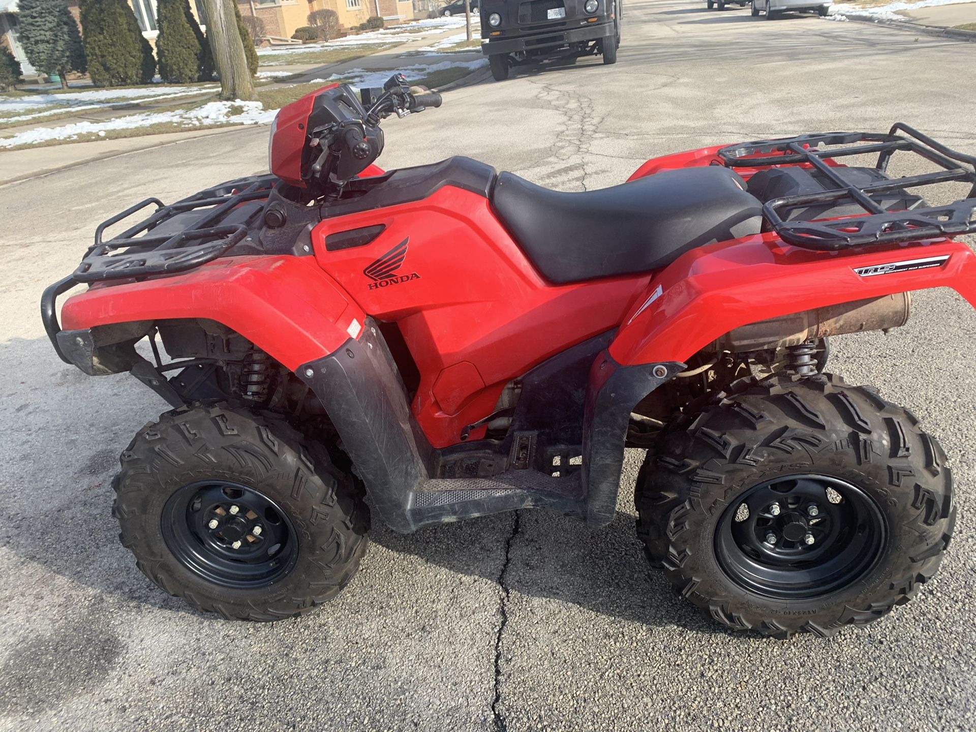 ATV , quad 2015 Honda fourtrax foreman rubicon 4x4, 500cc with snow
