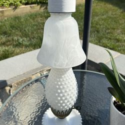 Outdoor Milk Glass Solar Lamp