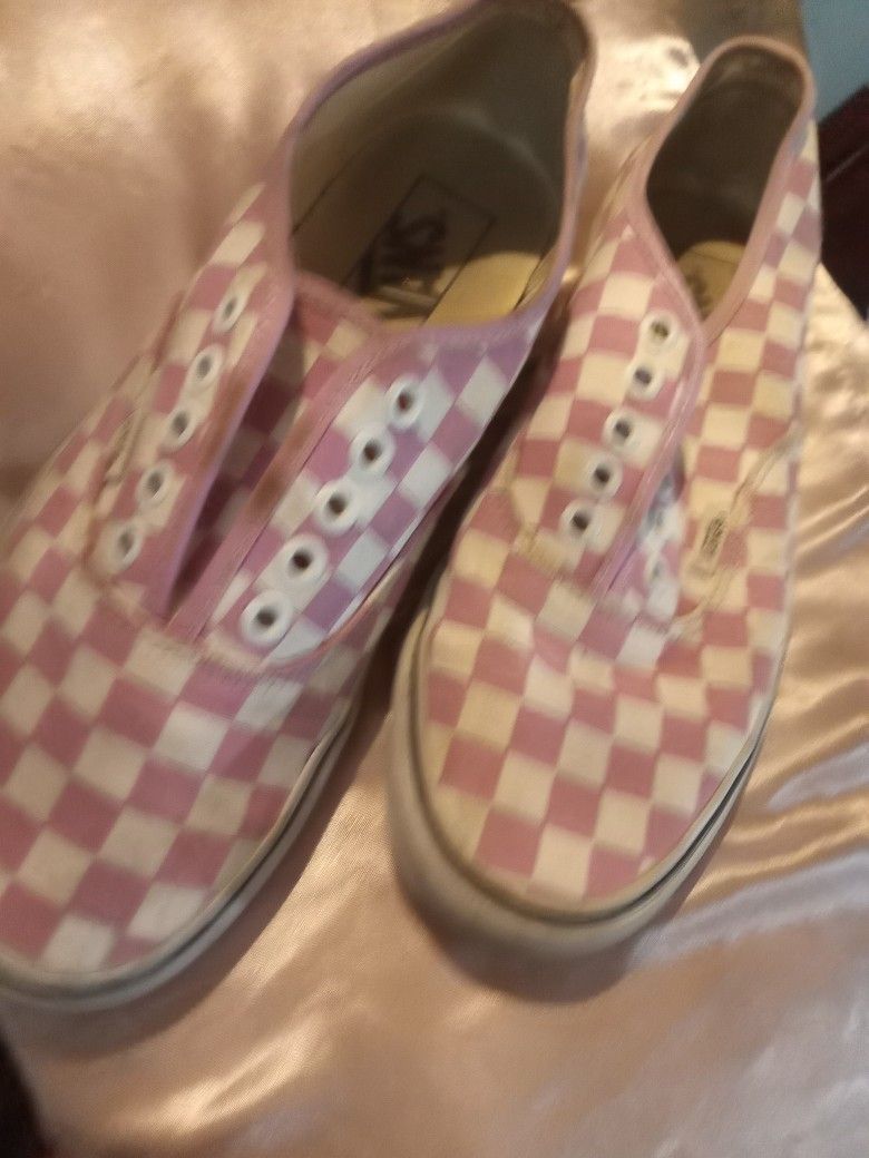 Checkered Vans Women/Mens Size 8 /6.5