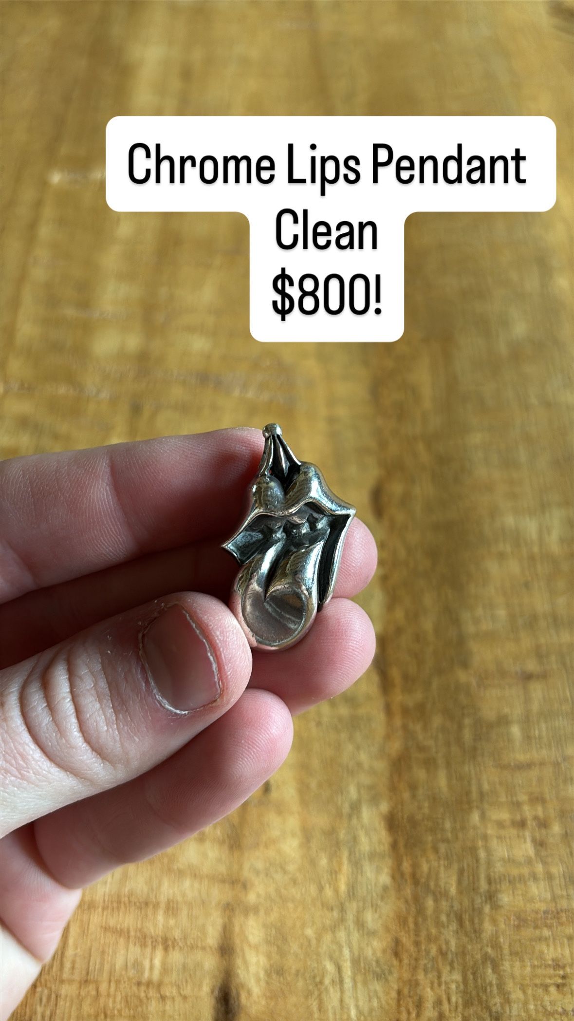 Chrome Hearts Lips Pendant