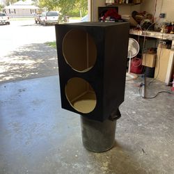 Custom Made Subwoofer Enclosure For 2 E-series Sundown Audio 15” Subwoofer.