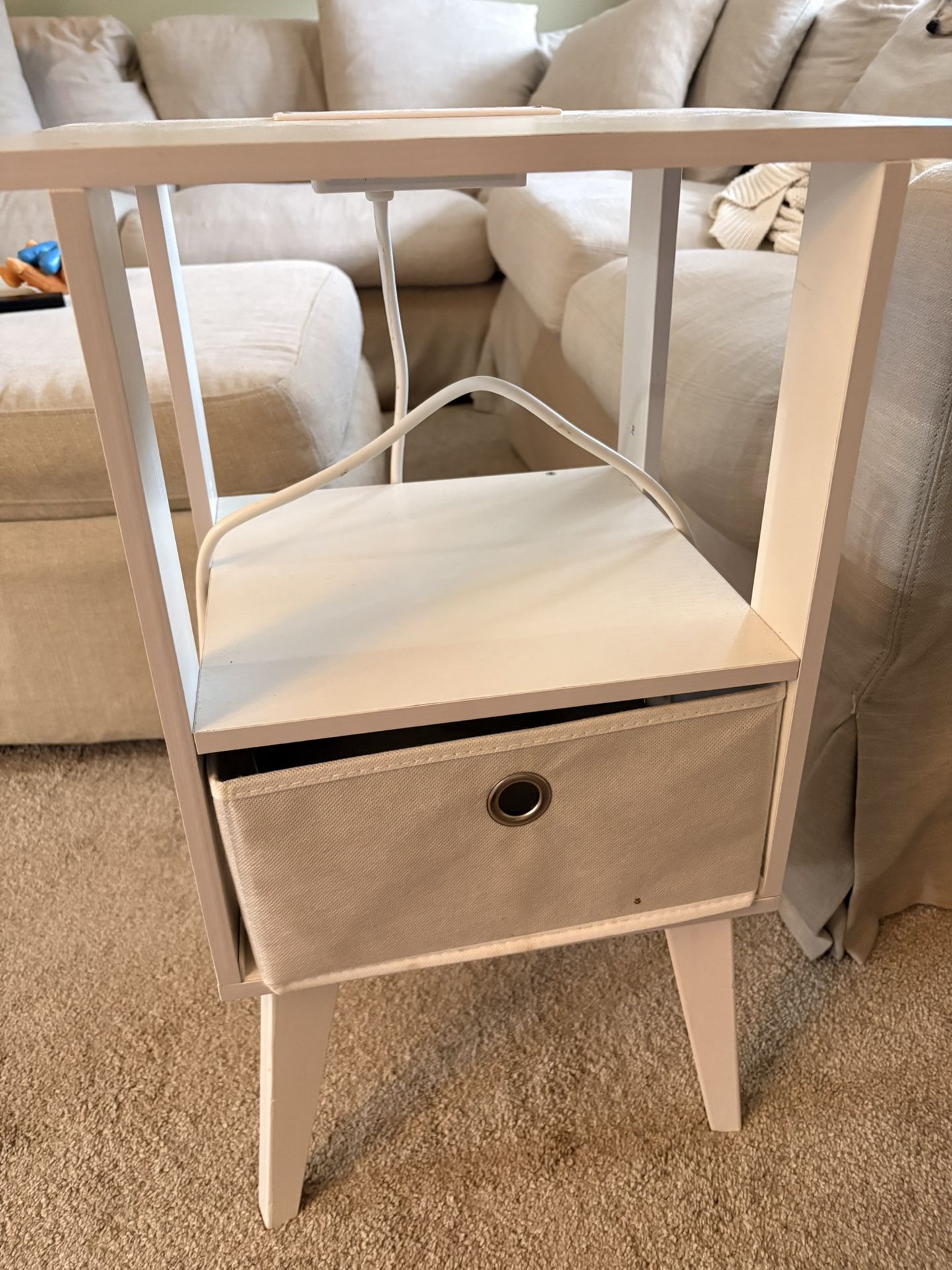 Side Table With Electricity