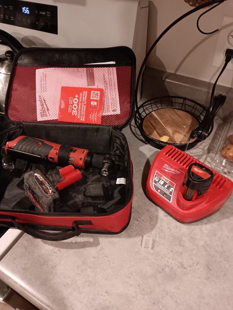 Milwaukee Drill With Charger