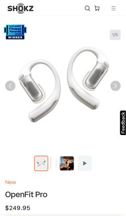 Shokz OpenFit Pro Earphones