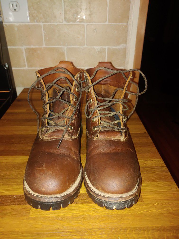 Levi All Leather Made In USA Vibram Soles Work boots 