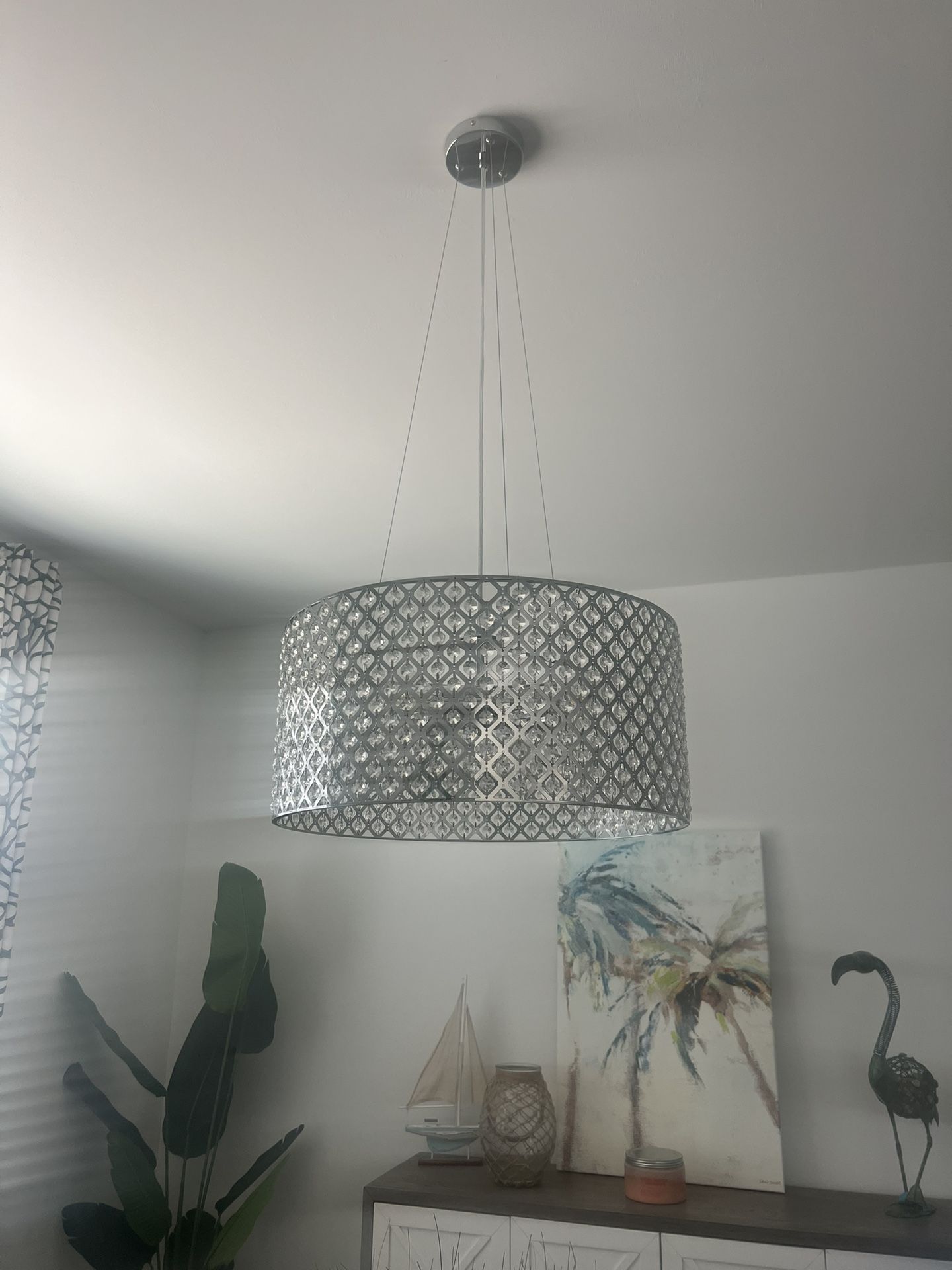 Crystal 20” Wide Dining Chandelier