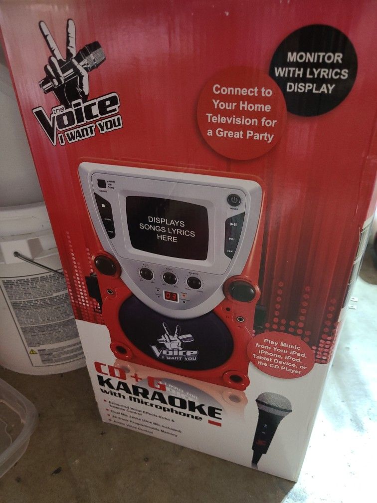 Karaoke Machine With Microphone
