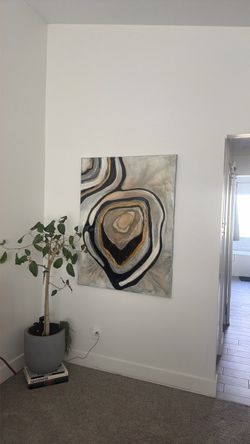 Abstract Agate Wall Art Canvas