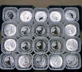 2022 Silver Brittannia coins