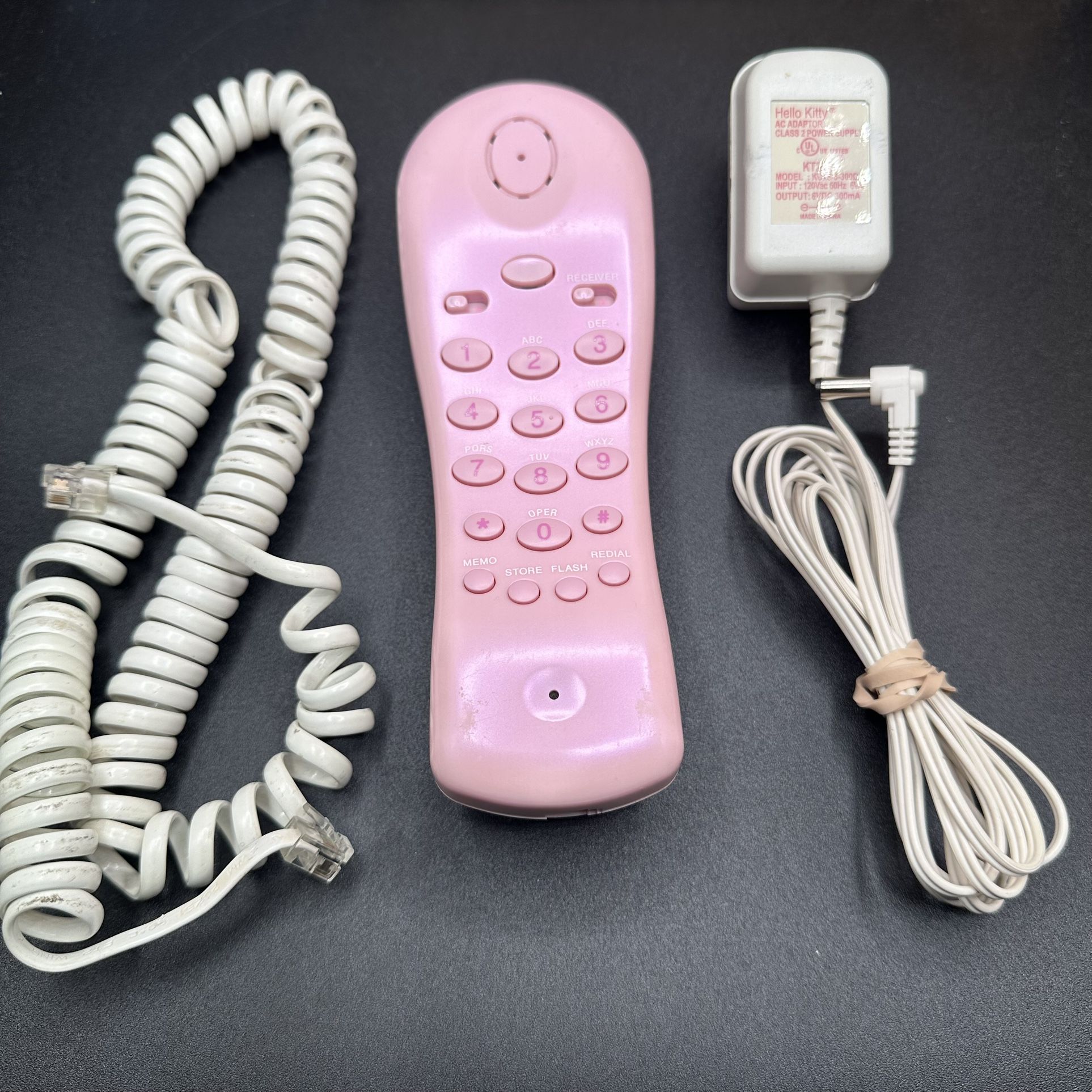 Hello Kitty Flash Telephone KT-2012 Light Up Land Line Phone
