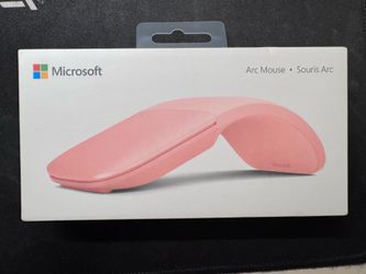 Microsoft Arc Bluetooth Wireless Mouse - Soft Pink - Lightly Used