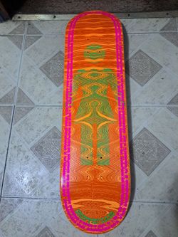 Girl skateboard company Griffin Cass pro model the tripped out girl logo skateboard deck size 8.37