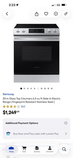 Electric stove brand new