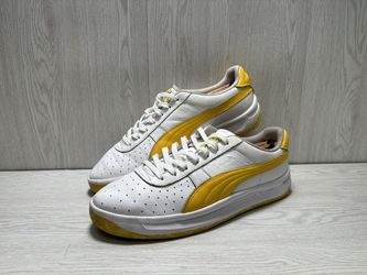 Puma Gv Special White Yellow Sneakers(A1G014097)