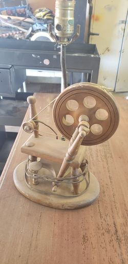 Antique Spindle lamp