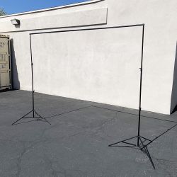 Brand New $35 Heavy Duty Backdrop Stand 8.5x10 FT with Carry Bag and Clips 