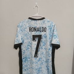 Portugal 2024 Away Ronaldo Jersey Medium 