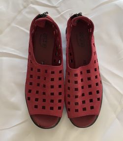 Arche Drick Laser Cut Comfort Flat Sandals