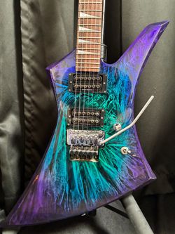 Jackson Pro Series KE3 Kelly Solidbody Guitar - Eerie Dess Swirl w/ Floyd Rose
