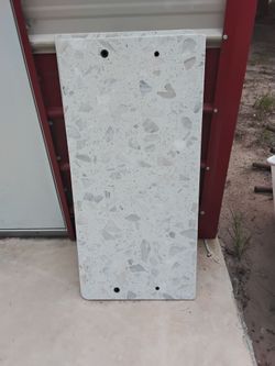 Three engineered quartz vanity tops 35 1/2 x 17 x 1/2