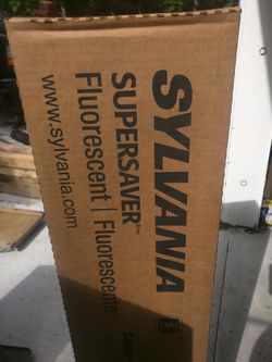 1 BOX OF SYLVANIA SUPERSAVER F34LW/SS T12 BULBS