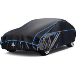 Hail Protector Car Cover, Outdoor Anti Hail Car Covers Thick Multi-Layered EVA, Hail Proof Car Cover Waterproof All Weather, Hail Protection Padded Fi