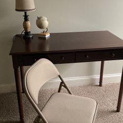 Office Furniture Set Desk+chair+ Lamp And Globe