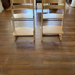 Pair of STOKKE Tripp Trapp Chairs