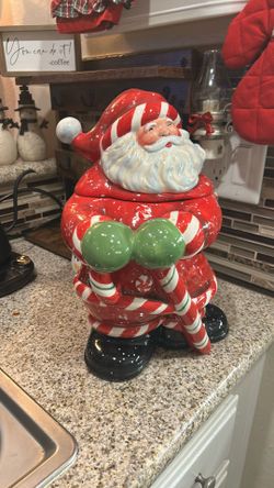 Santa Cookie Jar