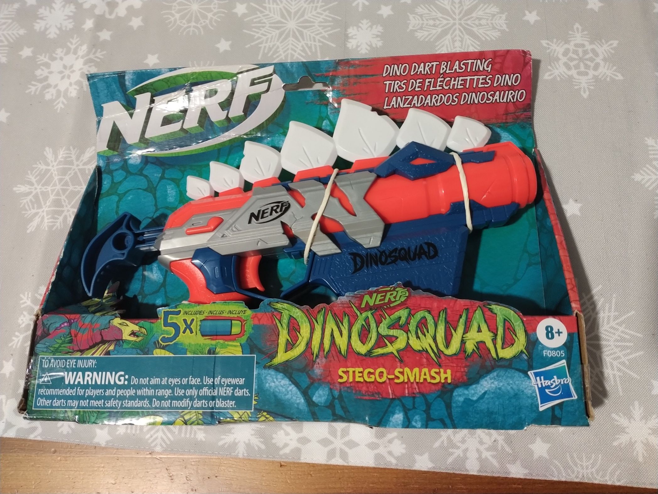NEW Nerf Dinosquad Stego-Smash