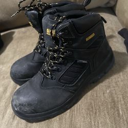 Dewalt steel toed work boots - size 10