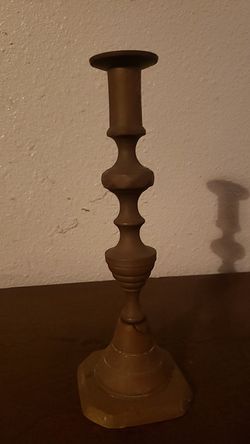 1940s brass candle holder