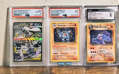 Graded pokemon cards