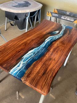 Ocean Theme Epoxy Tables ~ Please Read Description!