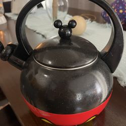Walt Disney Parks Mickey Mouse Ear Shaped Tea Kettle Tea Pot