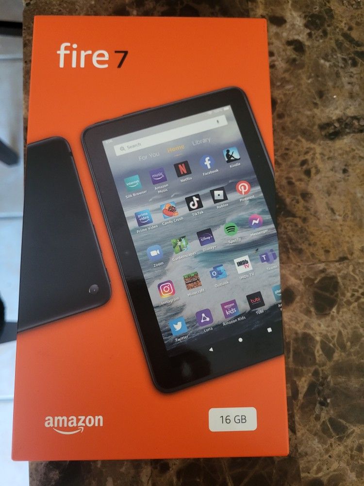 New! Amazon Fire 7 16gb (2022 Release)