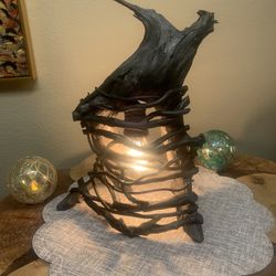 Art Wood Lamp