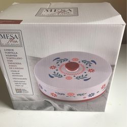 2pc Tortilla Warmer Stoneware New Packed