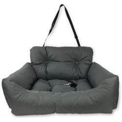 Tucker Murphy Sheared Gray Dog Seat/Bed