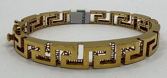 22K Versace Link Bangle Bracelet 22 Grams (H🐝) 🔥FREE SHIPPING🔥