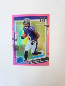 Zay Flowers optic pink rated rookie