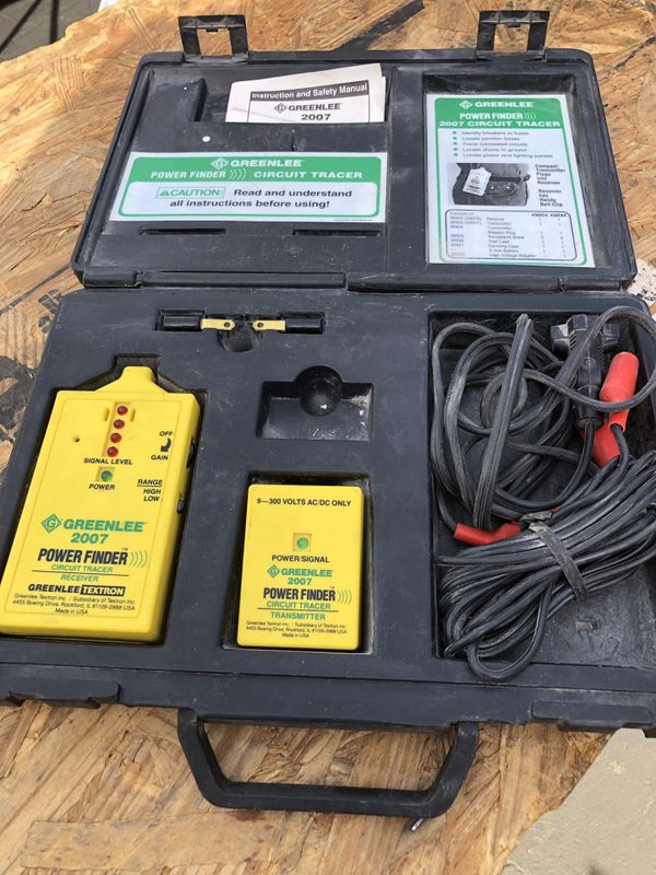 Greenlee Model 2007 Power Finder and Circuit Tracer for Sale in City of