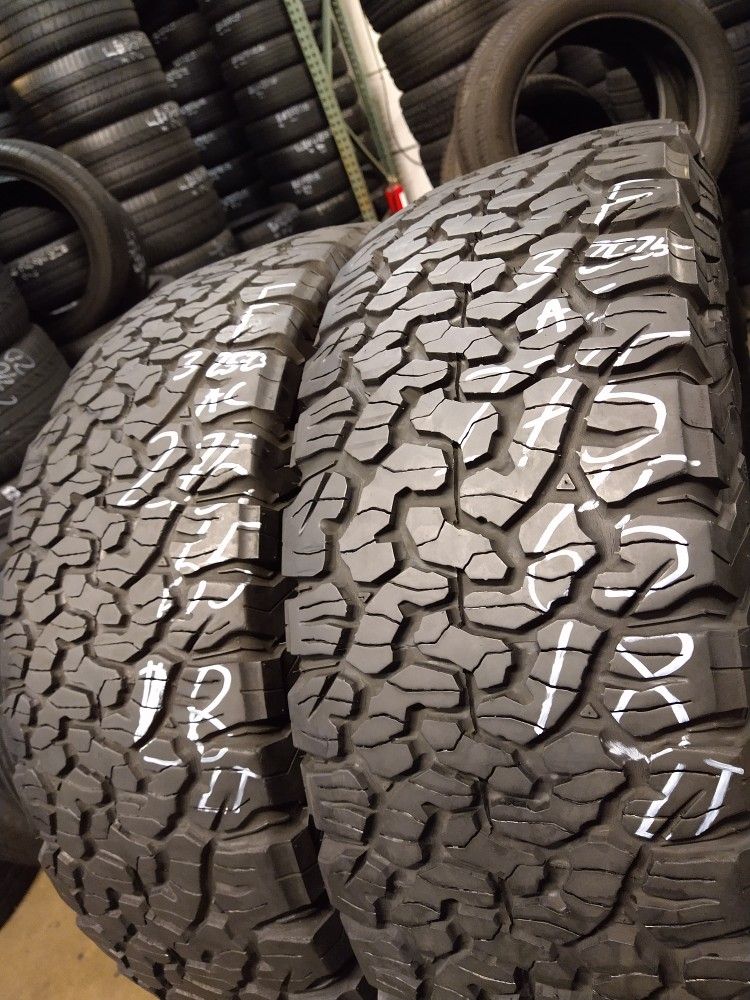 275/65-18 (2 LT Bf Goodrich Tires