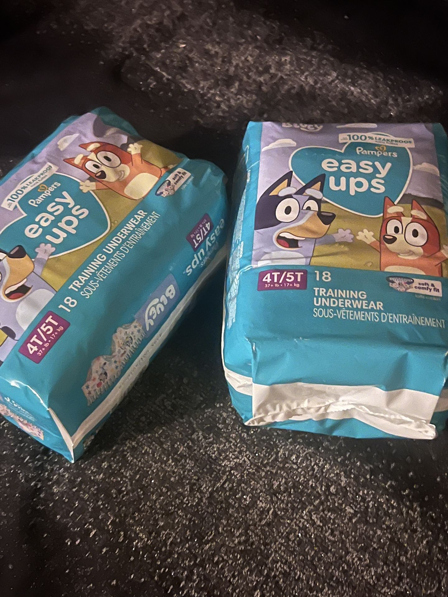 Pampers (easy pull ups)