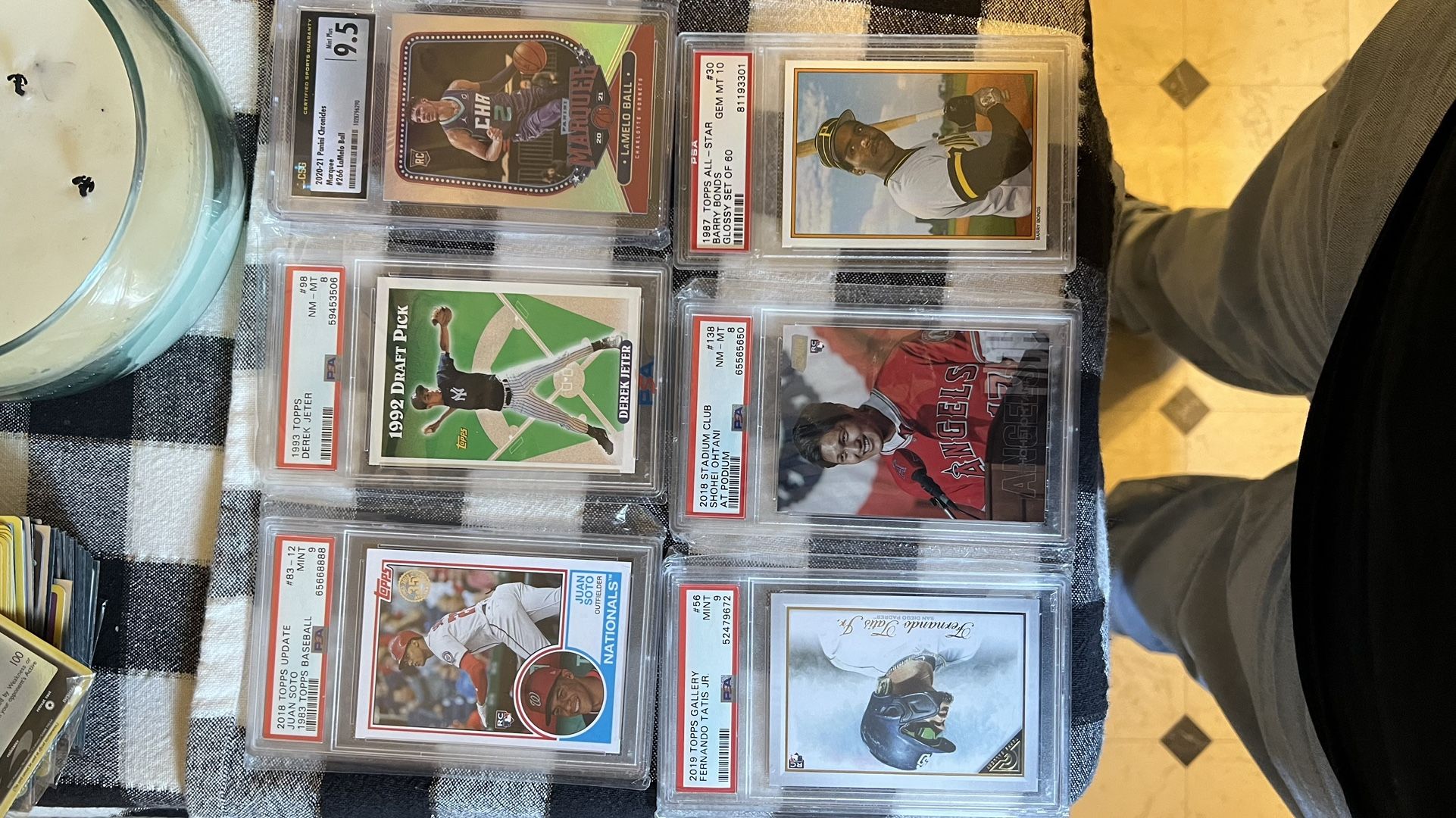 MLB PSA Graded  And auto