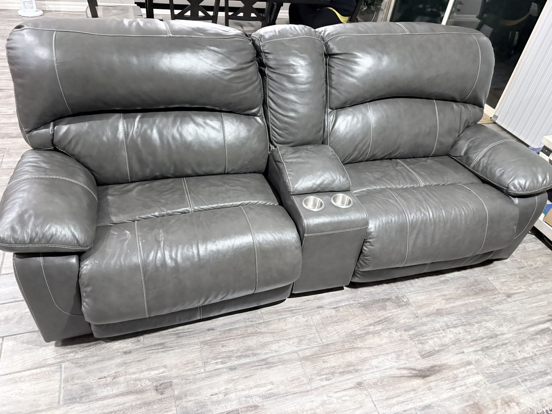 4 Powered Recliners Leather Sofas