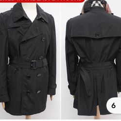 Men’s Authentic Burberry Trench Coat! BRIT model Large