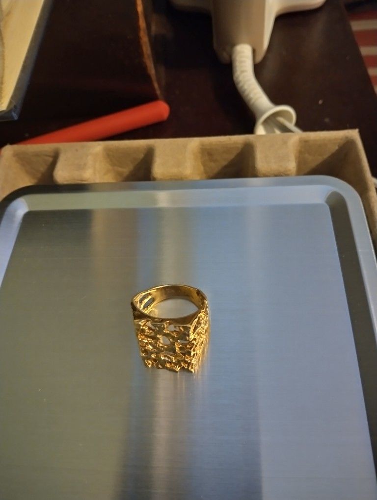 Gold Ring Byzantine Nugget Pendant/Piece