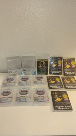 Lot of Brand New, Factory Sealed Pokemon/Sports Card Holders!!!  ONLY $25 FIRM!!!